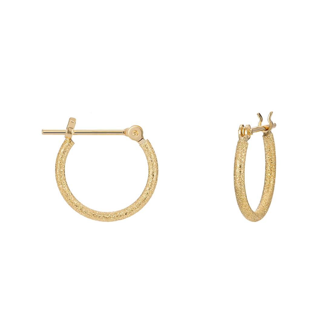 Hoop pierced earrings（Shine）