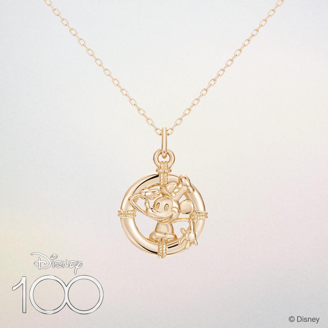 Disney100 limited Necklace-Steamboat Willie