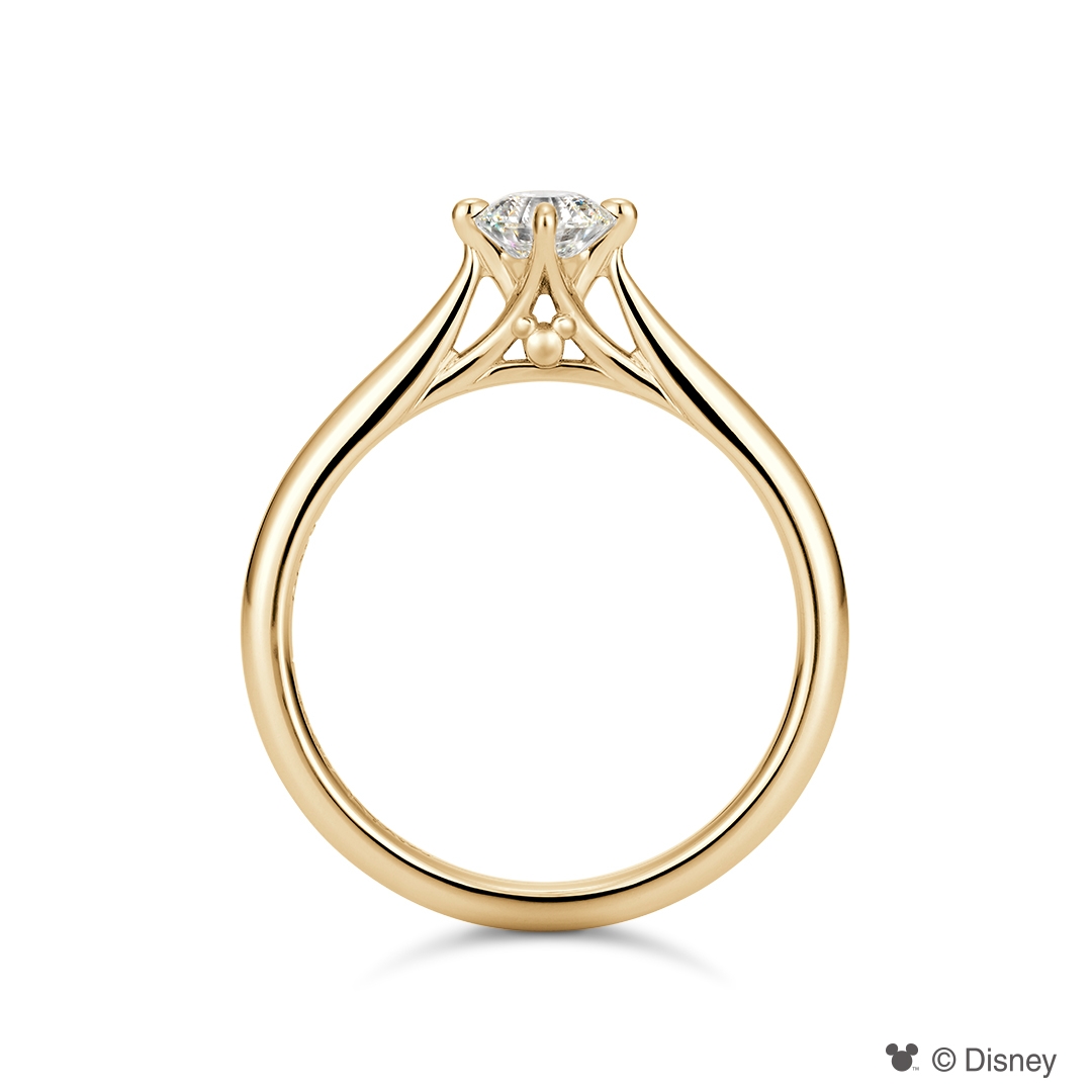 Mickey Mouse Solitaire Ring