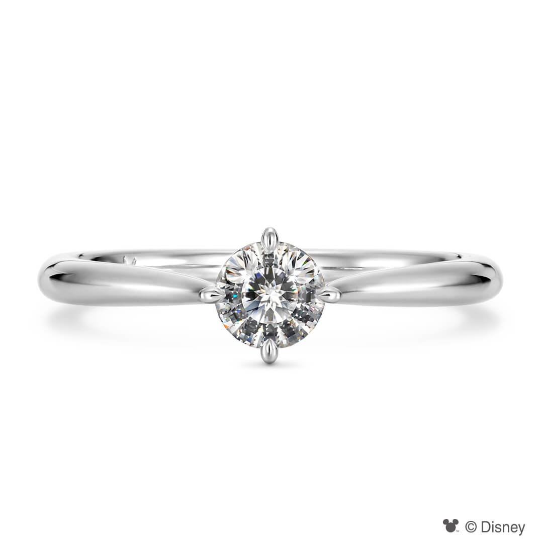 Mickey Mouse Solitaire Ring