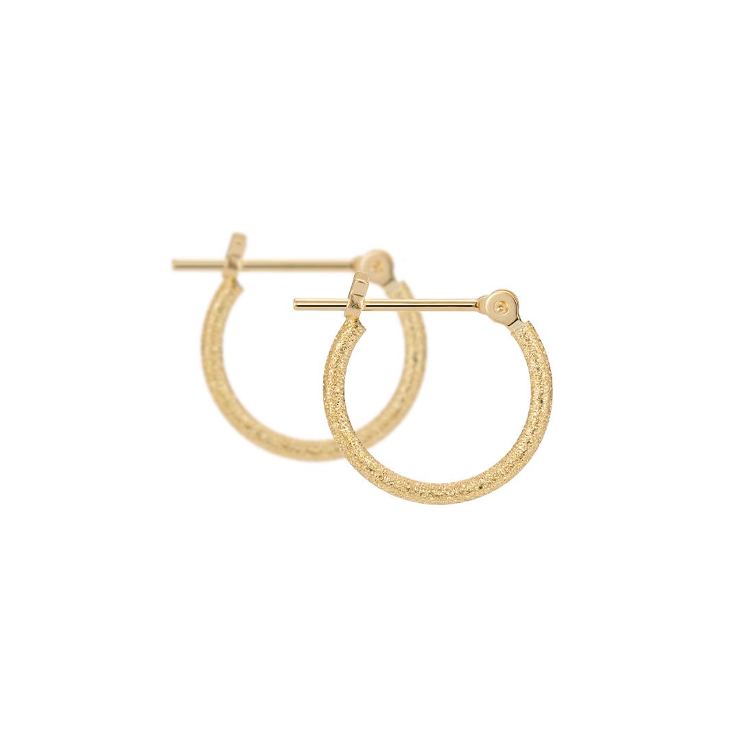 Hoop pierced earrings（Shine）